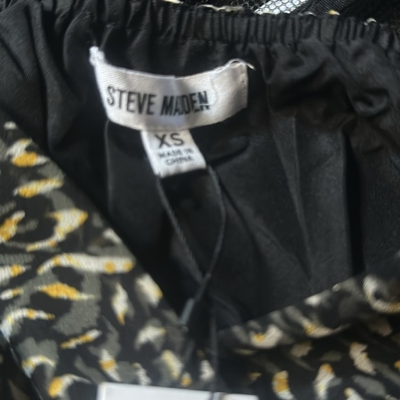 NWT Steve Madden - Shannon Top Black XS - Picture 6 of 13
